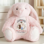 My First Best Friend, My Mommy - Family Personalized Custom Easter Bunny Plush - Mother's Day, Baby Shower Gift, Gift For Mom, New Moms