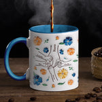 I Feel Safe Holding Your Hand - Family Personalized Custom 3D Inflated Effect Printed Accent Mug - Mother's Day, Gift For Family