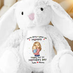 Our First Mother's Day Together - Family Personalized Custom Easter Bunny Plush - Mother's Day, Baby Shower Gift, Gift For Mom, New Moms