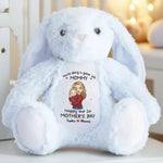Our First Mother's Day Together - Family Personalized Custom Easter Bunny Plush - Mother's Day, Baby Shower Gift, Gift For Mom, New Moms