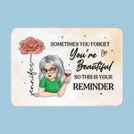 A Little Reminder Of Your Beauty - Family Personalized Custom Full-print Purse Mirror - Mother's Day, Gift For Women