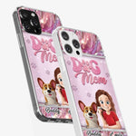 Forever My Best Friend - Dog Personalized Custom Clear Phone Case - Gift For Mom, Dog Lovers