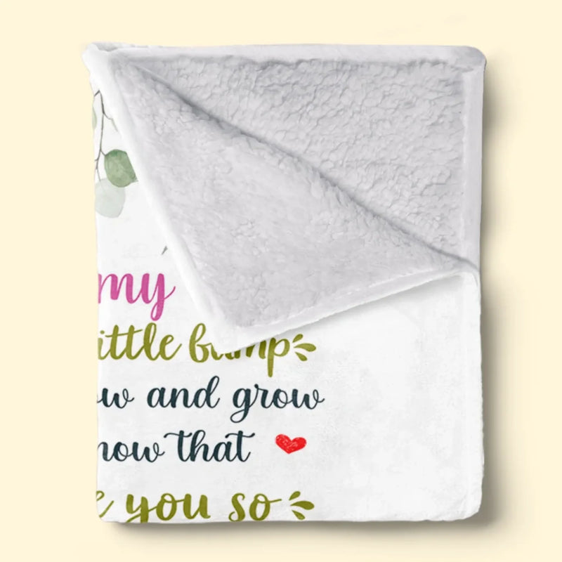 Already Loving You, Mommy - Family Personalized Custom Blanket - Mother's Day, Baby Shower Gift, Gift For Mom, Grandma, New Moms