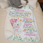 Mommy, I Love You Already - Family Personalized Custom Blanket - Mother's Day, Baby Shower Gift, Gift For Mom, Grandma, New Moms
