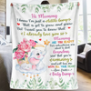 Mommy, I Love You Already - Family Personalized Custom Blanket - Mother's Day, Baby Shower Gift, Gift For First Mom