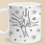 Mom, You Make Us Whole - Family Personalized Custom 3D Inflated Effect Printed Mug - Mother's Day, Gift For Mom, Grandma