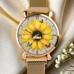 Together Always At Heart - Family Personalized Custom Women's Watch - Mother's Day, Gift For Mom, Grandma