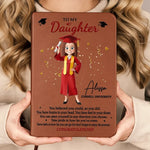 Dream Big, Shine Bright - Family Personalized Custom Leather Journal - Graduation Gift For Family Members, Siblings, Brothers, Sisters