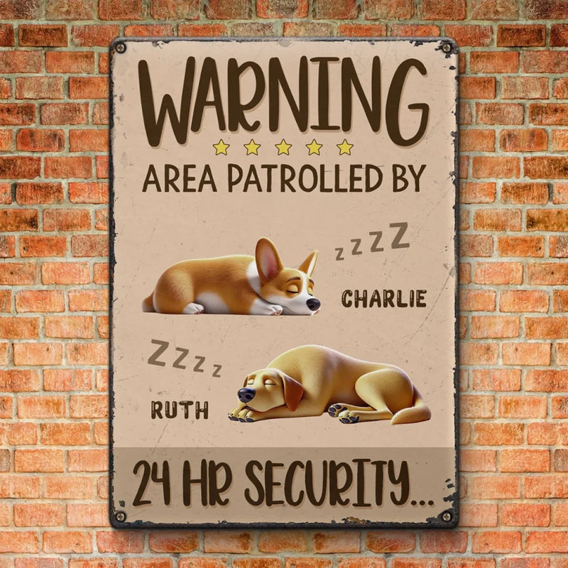 Nap First, Bark Later - Dog Personalized Custom Home Decor Metal Sign - House Warming Gift For Dog Lovers, Pet Owners