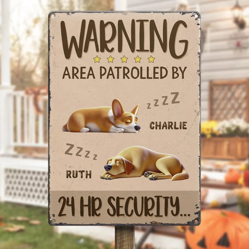 Nap First, Bark Later - Dog Personalized Custom Home Decor Metal Sign - House Warming Gift For Dog Lovers, Pet Owners