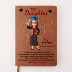 Dream Big, Shine Bright - Family Personalized Custom Leather Journal - Graduation Gift For Family Members, Siblings, Brothers, Sisters