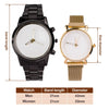 Custom Photo Love In Every Moment - Couple Personalized Custom Unisex Watch - Gift For Gift For Husband Wife, Anniversary