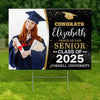 Custom Photo Graduation Glow On Point - Family Personalized Custom Yard Sign - Graduation Gift For Family Members, Siblings, Brothers, Sisters