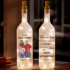 Grandir ensemble dans l'amour - Lampe bouteille personnalisée pour la famille - Fête des Mères, cadeau pour maman, fille