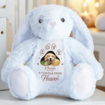 Custom Photo Forever My Cuddle Buddy - Memorial Personalized Custom Easter Bunny Plush - Sympathy Gift For Dog Lovers, Pet Lovers