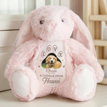Custom Photo Forever My Cuddle Buddy - Memorial Personalized Custom Easter Bunny Plush - Sympathy Gift For Dog Lovers, Pet Lovers