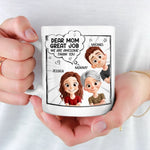 Mom, You Nailed It - Family Personalized Custom Mug - Mother's Day, Gift For Family
