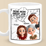Mom, You Nailed It - Family Personalized Custom Mug - Mother's Day, Gift For Family