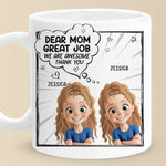 Mom, You Nailed It - Family Personalized Custom Mug - Mother's Day, Gift For Family
