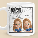 Mom, You Nailed It - Family Personalized Custom Mug - Mother's Day, Gift For Family