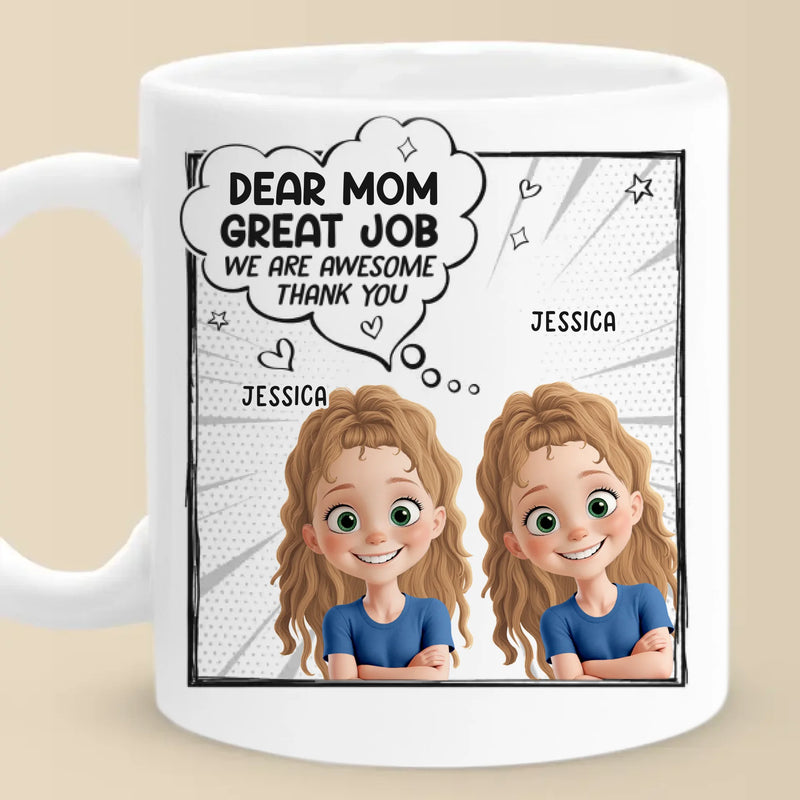 Mom, You Nailed It - Family Personalized Custom Mug - Mother's Day, Gift For Family