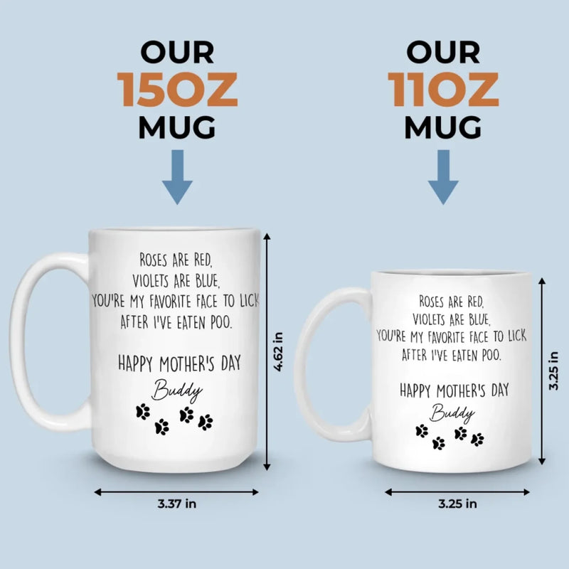 Love You More Than Treats - Dog & Cat Personalized Custom Mug - Gift For Mom, Dog Lovers
