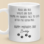 Love You More Than Treats - Dog & Cat Personalized Custom Mug - Gift For Mom, Dog Lovers