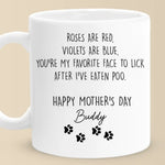 Love You More Than Treats - Dog & Cat Personalized Custom Mug - Gift For Mom, Dog Lovers