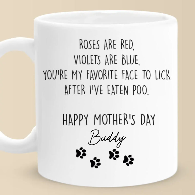 Love You More Than Treats - Dog & Cat Personalized Custom Mug - Gift For Mom, Dog Lovers