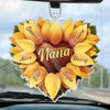 Tu fais fleurir la vie, maman ! Décoration de voiture personnalisée en acrylique pour la famille ! Cadeau pour maman et grand-mère, idéal pour la fête des mères
