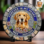 Custom Pet Photo Memorial Gifts - Personalized Stone With Stand