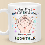Tiny Toes, Big Love - Family Personalized Custom Mug - Mother's Day, Baby Shower Gift, Gift For First Mom