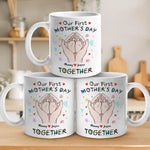 Tiny Toes, Big Love - Family Personalized Custom Mug - Mother's Day, Baby Shower Gift, Gift For First Mom