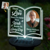 Souvenirs photo personnalisés : gardez-nous ensemble ! Lampe solaire de jardin personnalisée et commémorative ! Cadeau de condoléances pour les membres de la famille