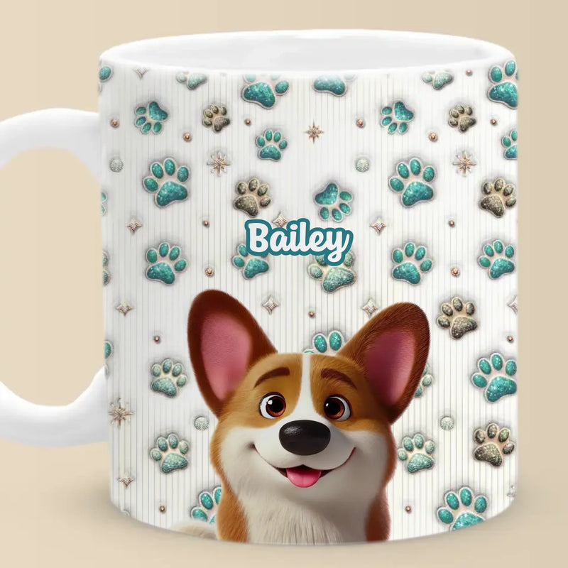 Twice The Fur, Twice The Fun - Dog & Cat Personalized Custom 3D Inflated Effect Printed Mug - Mother's Day, Gift For Dog Lovers, Pet Lovers