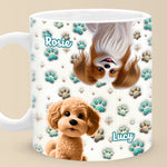Twice The Fur, Twice The Fun - Dog & Cat Personalized Custom 3D Inflated Effect Printed Mug - Mother's Day, Gift For Dog Lovers, Pet Lovers