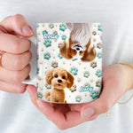 Twice The Fur, Twice The Fun - Dog & Cat Personalized Custom 3D Inflated Effect Printed Mug - Mother's Day, Gift For Dog Lovers, Pet Lovers