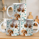 Twice The Fur, Twice The Fun - Dog & Cat Personalized Custom 3D Inflated Effect Printed Mug - Mother's Day, Gift For Dog Lovers, Pet Lovers