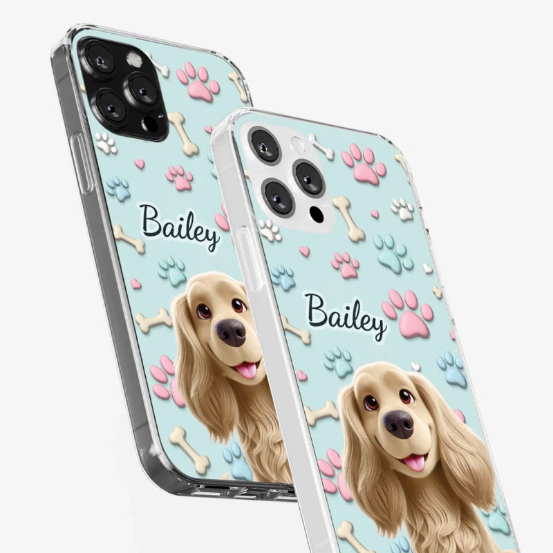 My Forever Best Friend - Dog Personalized Custom Clear Phone Case - Gift For Dog Lovers, Pet Owners