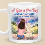 Unspoken Love, Unbreakable Bond - Dog Personalized Custom Mug - Mother's Day, Gift For Dog Lovers, Daughters, Best Friends