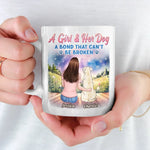 Unspoken Love, Unbreakable Bond - Dog Personalized Custom Mug - Mother's Day, Gift For Dog Lovers, Daughters, Best Friends