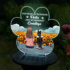 Tu étais mon bonjour préféré et mon au revoir le plus dur - Lampe solaire de jardin personnalisée commémorative - Cadeau de condoléances pour les propriétaires d'animaux de compagnie et les amoureux des animaux