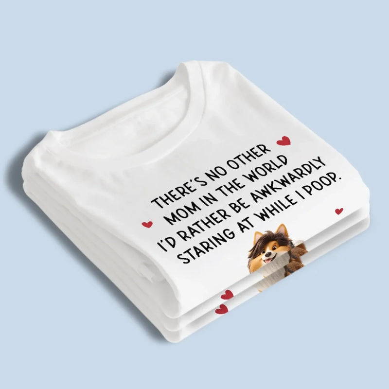 No Privacy, Just Love - Dog Personalized Custom Unisex T-shirt, Premium T-shirt, Hoodie - Mother's Day, Gift For Mom, Dog Lovers