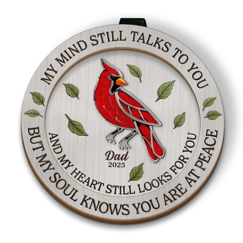 Always In My Heart - Memorial Personalized Custom Car Visor Clip - Sympathy Gift For Family Members