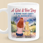 Unspoken Love, Unbreakable Bond - Dog Personalized Custom Mug - Mother's Day, Gift For Dog Lovers, Daughters, Best Friends
