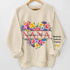 Tu es notre rayon de soleil - Sweat-shirt unisexe personnalisé avec motif sur la manche - Fête des Mères, cadeau pour maman, grand-mère
