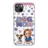 A Dog Mom’s Heart Is Always Full - Dog Personalized Custom 3D Inflated Effect Printed Clear Phone Case - Gift For Pet Owners, Pet Lover