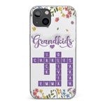 Tiny Names, Endless Love - Family Personalized Custom 3D Inflated Effect Printed Clear Phone Case - Mother's Day, Gift For Grandma, Grandpa