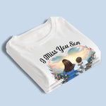 Love Remains Beyond Goodbye - Memorial Personalized Custom Unisex T-shirt, Premium T-shirt, Hoodie - Sympathy Gift For Family Members, Daughter, Son