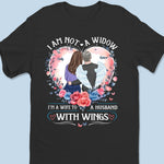 A Wife’s Love Is Eternal - Memorial Personalized Custom Unisex T-shirt, Premium T-shirt, Hoodie - Sympathy Gift For Wife, Husband